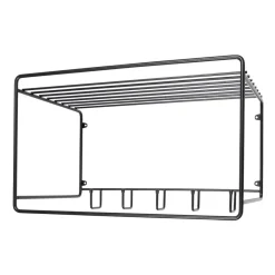 Uptown hat shelf, Black