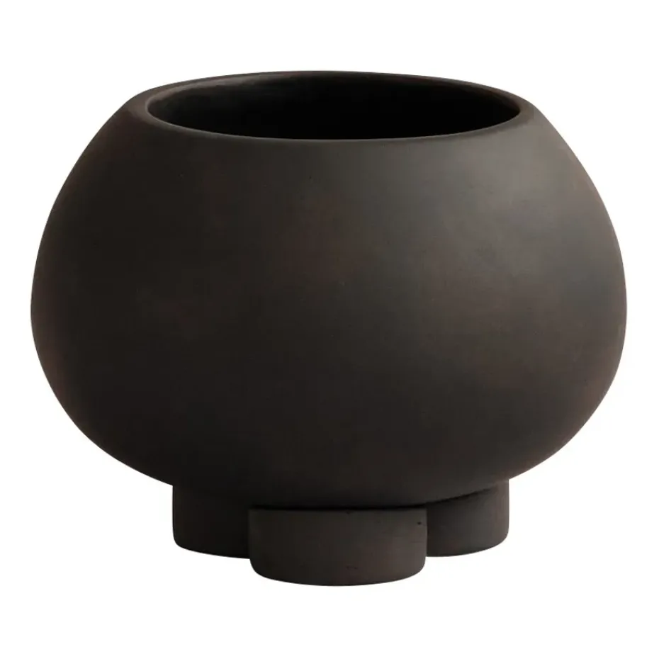 Urchin flower pot petit Ø17 cm, Coffee