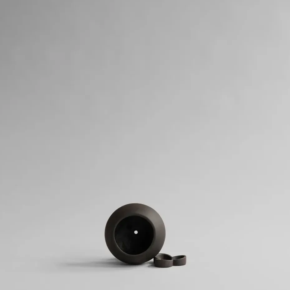 Urchin flower pot petit Ø17 cm, Coffee
