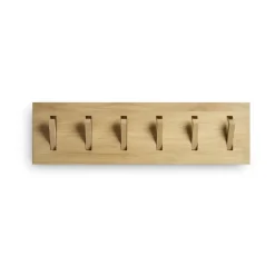 Utilitile wall hanger clothes hanger, Lacquered oak-large