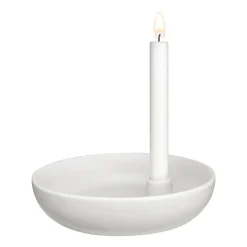 Valley candle sticks Ø21 cm, White