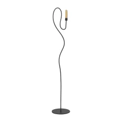 Valse floor candlestick, Black