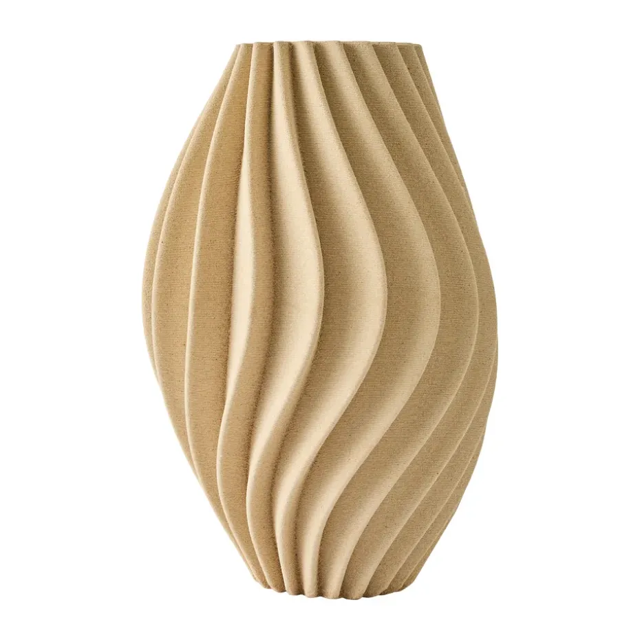 Vento vase, Sand, small 32 cm