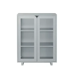 Vidja low display cabinet, Grey