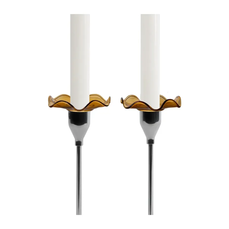 Viva candle cuff 2-pack, Amber