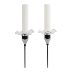 Viva candle cuff 2-pack, Clear