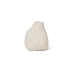 Vulca vase mini, Off white stone