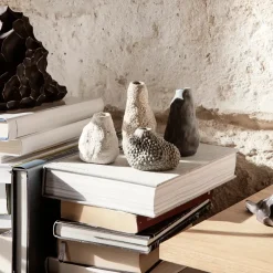 Vulca vase mini, Off white stone