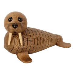 Wally walrus decoration, Oak