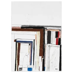We only got out at night poster 50x70 cm, multi