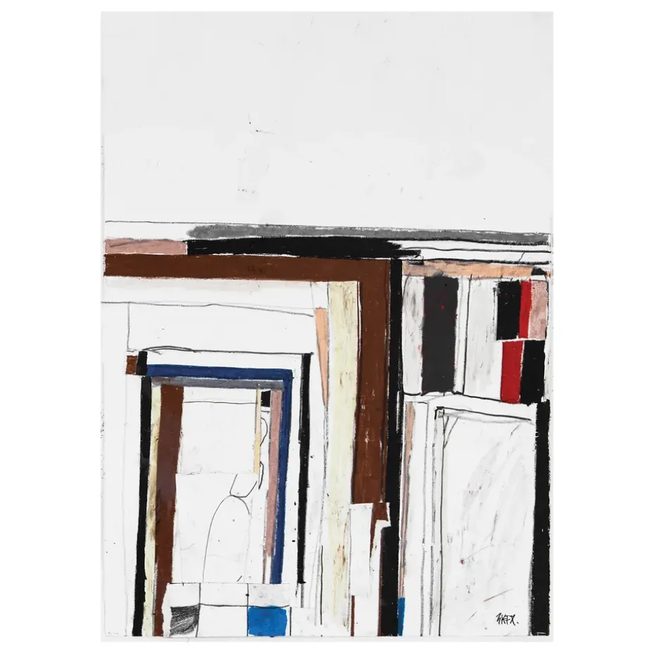 We only got out at night poster 50x70 cm, multi