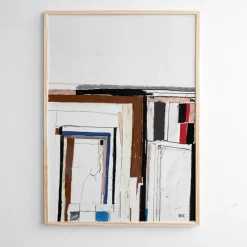 We only got out at night poster 50x70 cm, multi