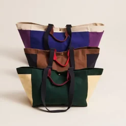 Weekend Bag Organic bag S, Brown multi
