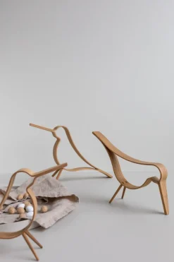 Woody Bird small, oak