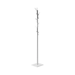 Y-hook floor hanger, White, 6 white hooks, mixes size