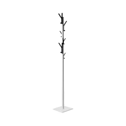 Y-hook floor hanger, White, 6 grey hooks, mixes size