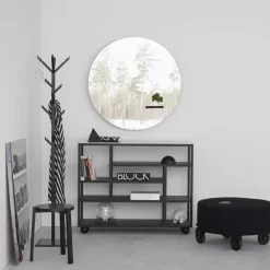You mirror, White oiled oak