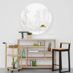 You mirror, White oiled oak