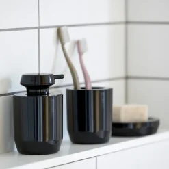 Zone Suii toothbrush mug 9 cm, black